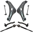 thumbnail image 1 of 8 Piece Steering & Suspension Kit Control Arms Ball Joints Tie Rods End Links PSA64499 Fits select: 2012-2019 NISSAN VERSA, 2014-2019 NISSAN VERSA NOTE, 1 of 7