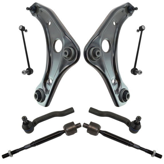8 Piece Steering & Suspension Kit Control Arms Ball Joints Tie Rods End Links PSA64499 Fits select: 2012-2019 NISSAN VERSA, 2014-2019 NISSAN VERSA NOTE