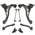 thumbnail image 1 of 8 Piece Steering Suspension Kit Control Arms Ball Joints Tie Rods Sway Bar Links PSA52361, 1 of 7