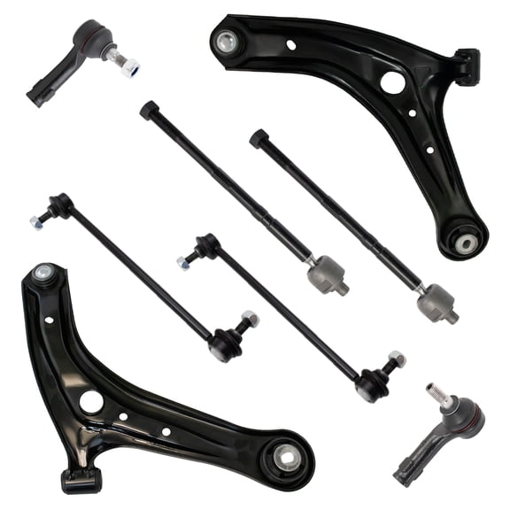 8 Piece Steering & Suspension Kit Control Arms Tie Rods Sway Bar End Links PSA69499 Fits select: 2011-2013 FORD FIESTA, 2014-2018 FORD FIESTA SE
