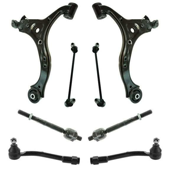 8 Piece Steering & Suspension Kit Control Arms w/ Ball Joints Tie Rods End Links PSA52806 Fits select: 2006-2012 KIA SEDONA, 2007-2008 HYUNDAI ENTOURAGE