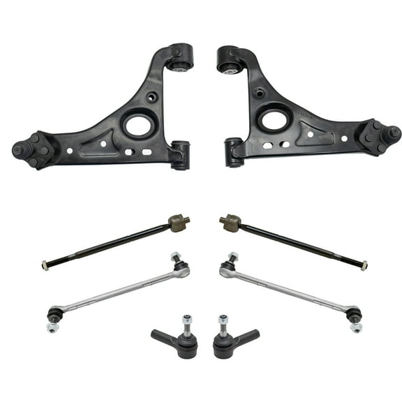 8 Piece Steering Suspension Kit Control Arms with Ball Joints Tie Rods Links PSA69447