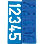 8 Piece Stencils for 4 Letters, Numbers & Symbols ToolUSA CR-71027