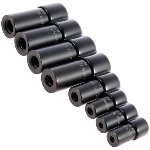 8 Piece Tap Socket Set With Holder, 1/4 Inch And 3/8 Inch Drive Tap Wrench Socket Kit, Fractional Threading Tool For Tight Spaces