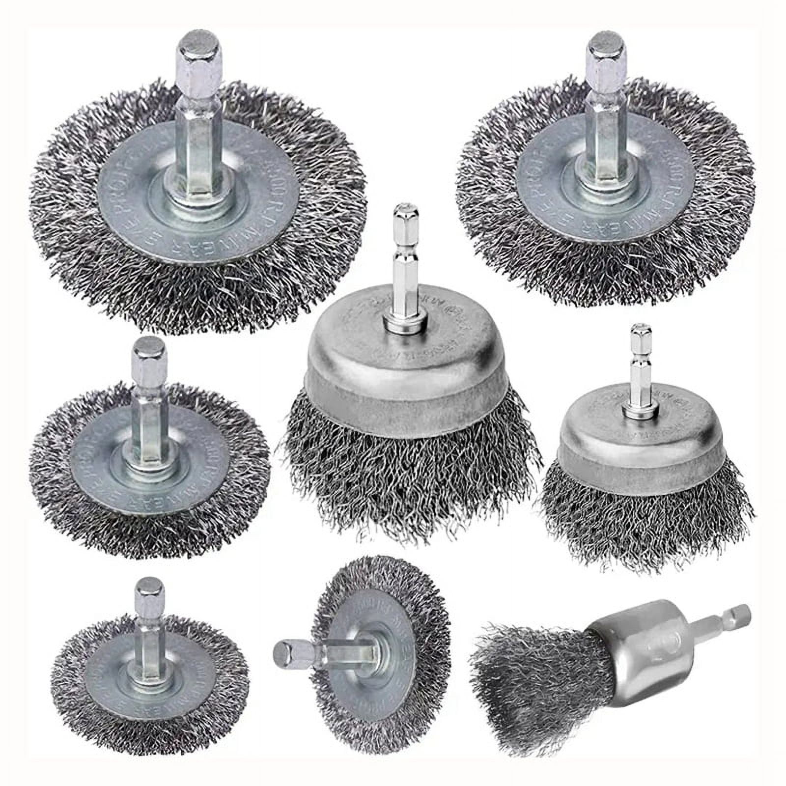 Rusty Remove Winkelschleifer Cup Brush Set - 125mm Drahtrad Bürstensatz Zum Entrosten Und Reinigen