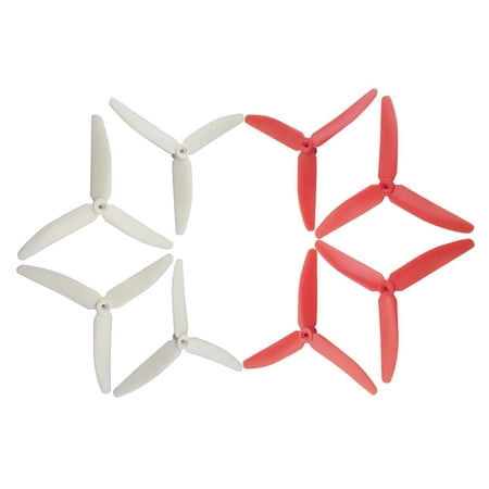 8 Pieces 3-leaf Propeller Prop for X4 H502S H502E Accessory Red
