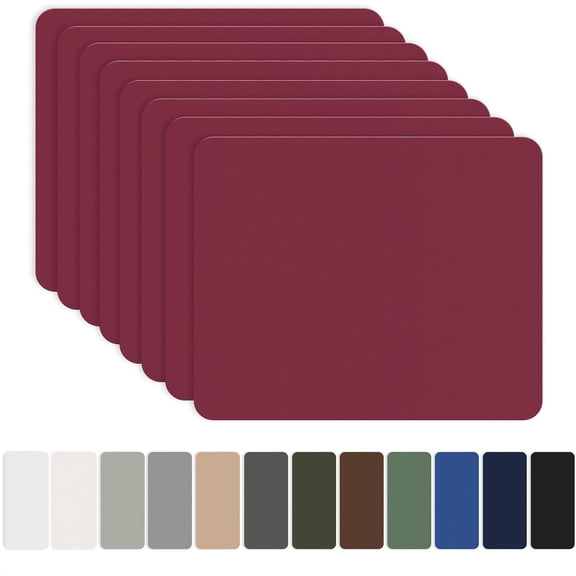 8 Pieces 7.87 x 5.9 inch Nylon Repair Patches Nylon Fabric Patch Self-Adhesive Fabric Repair Tape Waterproof Lightweight Outdoor Gear Patch Kit for Down Jacket Clothing Tent Bag (Burgundy)