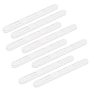 8 Pieces Adhesive Cabinet Full Extension Drawer Slides Set Pull Out, 17.8 In Kitchen Drawer Slides Side Mount Runners Guide Rail for Kitchens Bedroom Boxes Accessories