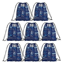 8 Pieces Blue Back in 1985 Poster Candy Drawstring Bag, 40th Birthday Party Drawstring Goodie Favor Bags for for Men & Women 40th Class Reunion Decor