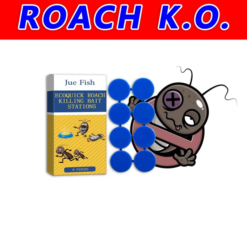 8 Pieces Cockroach Medicine,Pesdispear Cockroach Trap, Anti Cockroaches Protection Up to 2 Months, More Effective than Ultrasonic Cockroach Control