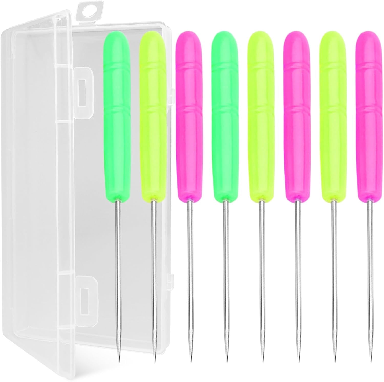 Pin Scribe 8 Pieces Cookie Scribe Tool Sugar Stir Needle with Clear Box Scriber ...