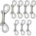 8 Pieces Double Ended Bolt Snaps Hook, 3.9 and 3.5 Inch Zinc Alloy