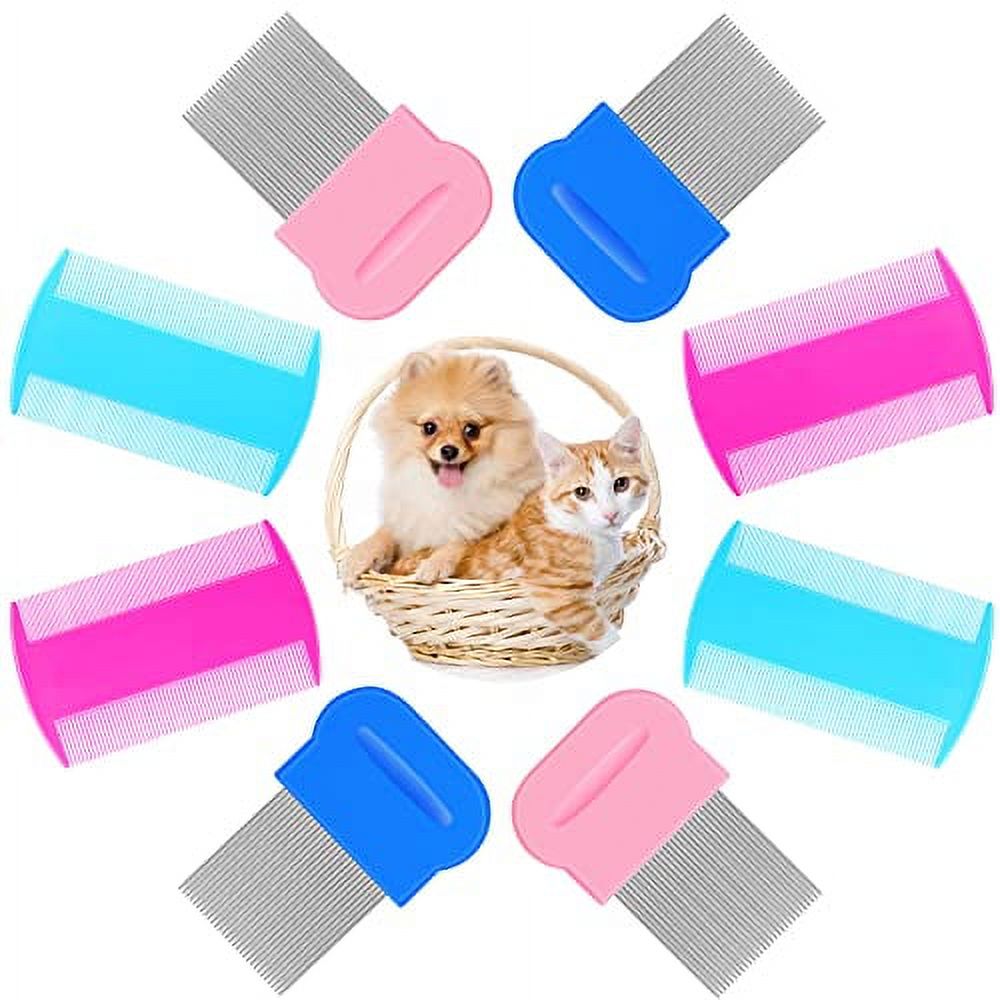 8 Pieces Flea Lice .. Combs Double Sided Lice .. Removal Comb Hair