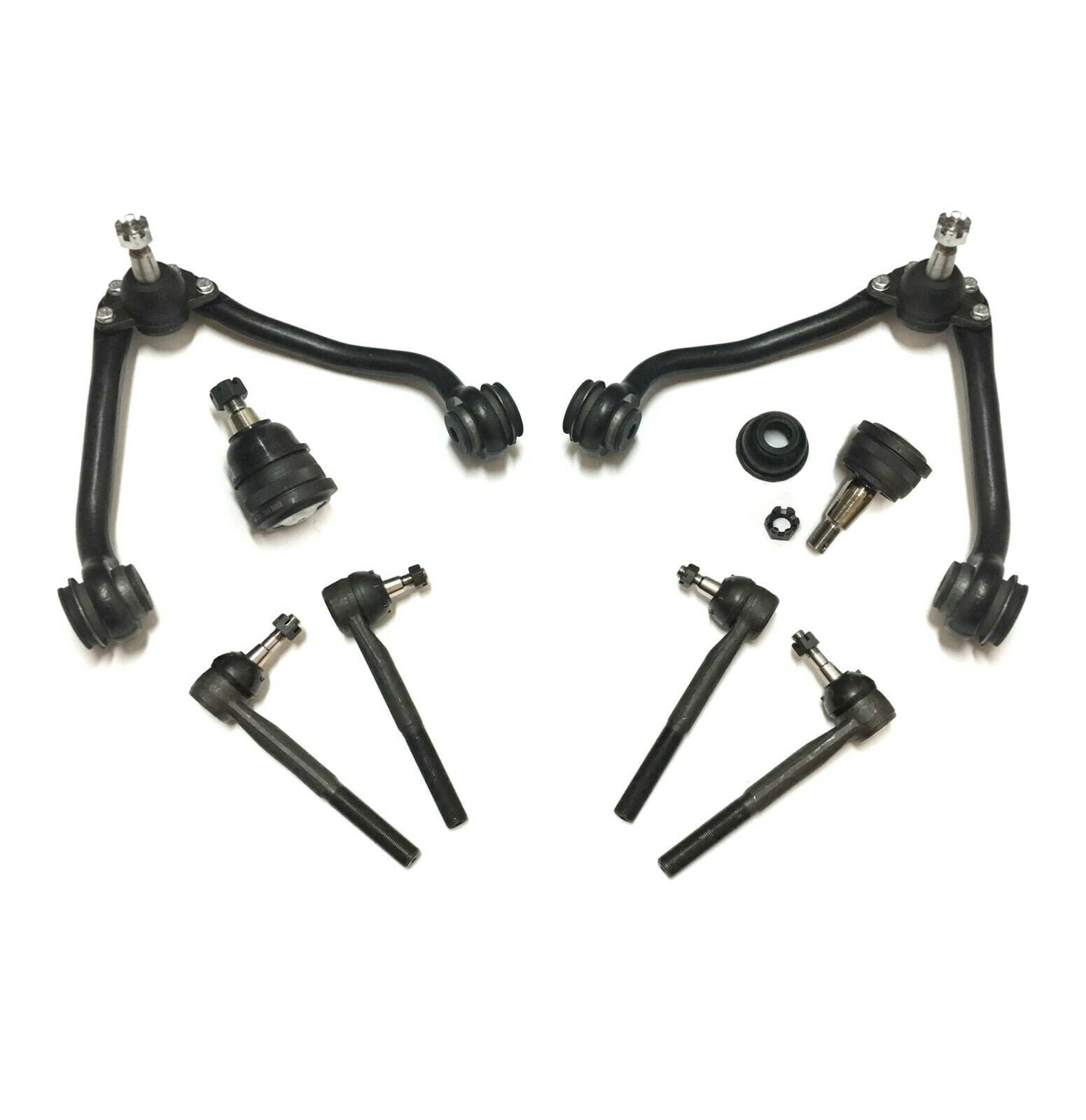 8 Pieces Front Outer & Inner Tie Rod Ends Upper Control Arm + Lower ...