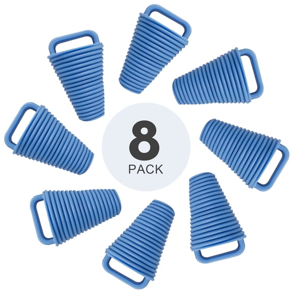 8 Pieces Kayak Scupper Plugs Kit TPE Scupper Plugs Drain Holes Stopper Bung with Handle, fit 0.75"-1.25" scuppers