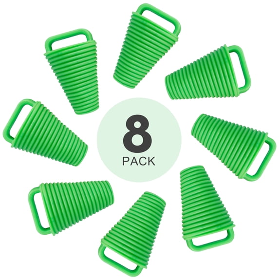 8 Pieces Kayak Scupper Plugs Kit TPE Scupper Plugs Drain Holes Stopper Bung with Handle, fit 0.75"-1.25" scuppers