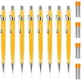 8 Pieces Mechanical Pencil Metal Mechanical Pencil Retractable