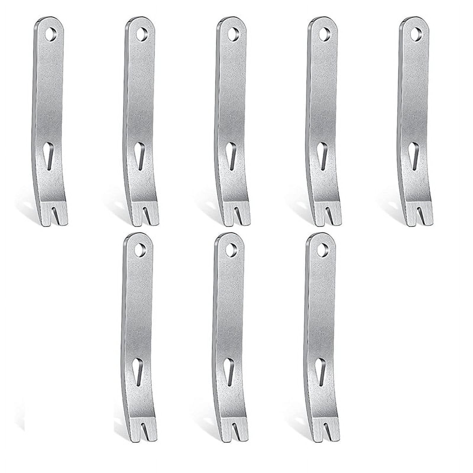 8 Pieces Mini Pry Bar Stainless Steel Flat Bar Multifunction Small Pry