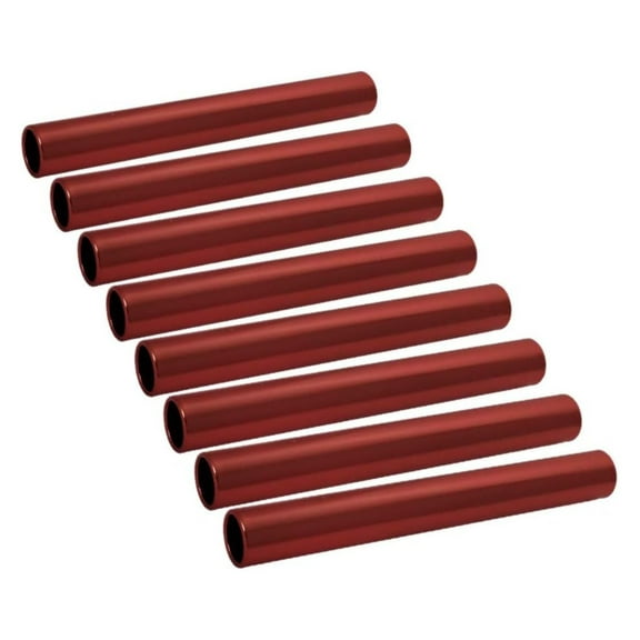 8 Pieces Official Aluminum Track & Field Races Relay Batons