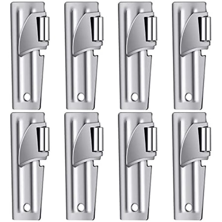 8 Pieces P-51 Camping Can Opener Stainless Steel Military Survival Army Backpack Can Opener