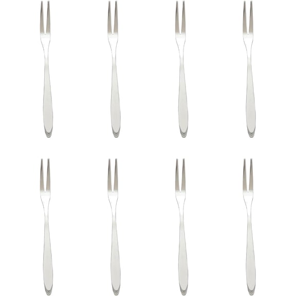 8 Pieces Pickle Forks, 5 Inches Handle Olive Fork, Stainless Steel Cocktail Forks, Pickle Grabber, Pickle Picker, 2 Prong Dessert Forks, Fruit Fork