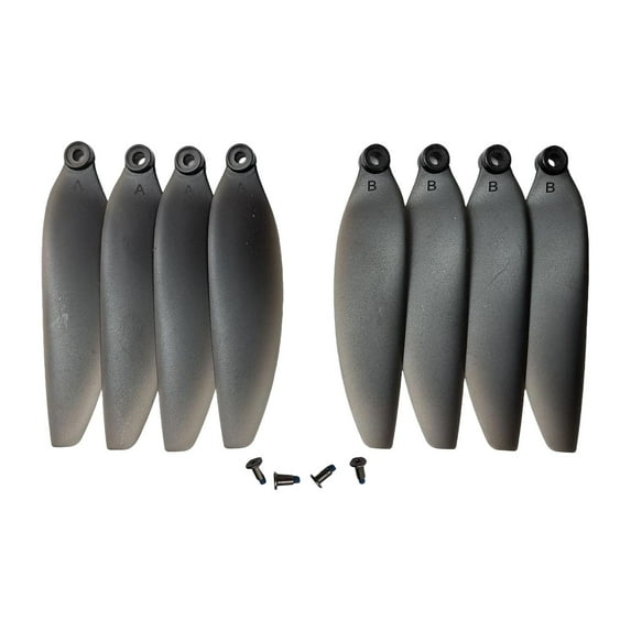 8 Pieces Quadcopter Propeller Replacement Propellers Drone Accessories Lightweight 2.28inch for E88MAX SG108 S3 Models