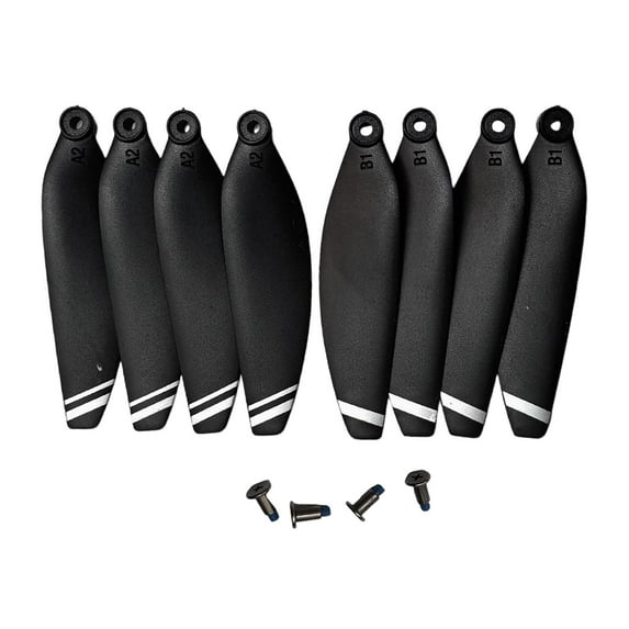 8 Pieces Quadcopter Propeller Replacement Propellers Drone Accessories Lightweight Portable for E88MAX SG108 S3