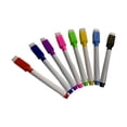 thumbnail image 1 of 8 Pieces Rewritable Erasable Markers ,Doodle Drawing Pen ,erase Water Painting Pen ,Dry Wipe Pens for board ,Home Boards Party Gift White brush, 1 of 8