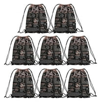 8 Pieces Rose Gold Back in 1945 Birthday Vintage Poster Candy Drawstring Bag, 80th Birthday Party Drawstring Goodie Favor Bags for for 80th Birthday Anniversary Decorations for Women