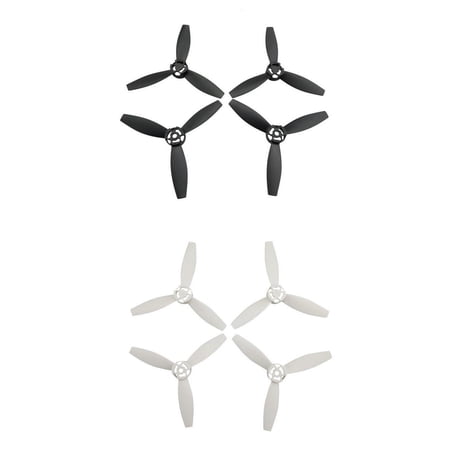 8 Pieces Set Upgraded 3 Leaf Prop Parts For 2 White