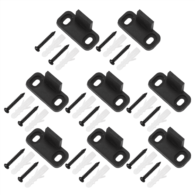 8 Pieces Sliding Barn Door Floor Guides Closet Hardware Plastic Simple