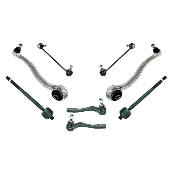 8 Pieces Upper Control Arm Passenger Driver Side Sway Bar Links Outer & Inner Tie Rod Ends Suspension Steering Kit Fits select: 2001-2007 MERCEDES-BENZ C, 2003-2009 MERCEDES-BENZ CLK
