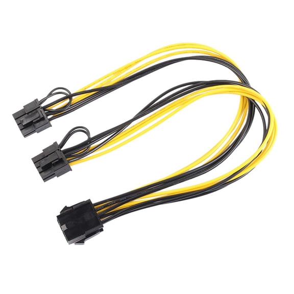 8-Pin CPU Male Connector to 8-Pin E Female Power Adapter Graphics Cable Adapter Power Cable