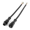 thumbnail image 1 of 8 Pin M/F Plug Waterproof Connector Cable Black, 1 of 9