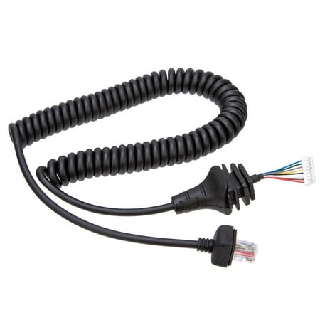 8-Pin RJ45 ABS Handheld Mic Microphone Cable Wire For ICOM HM152/HM154 Radio