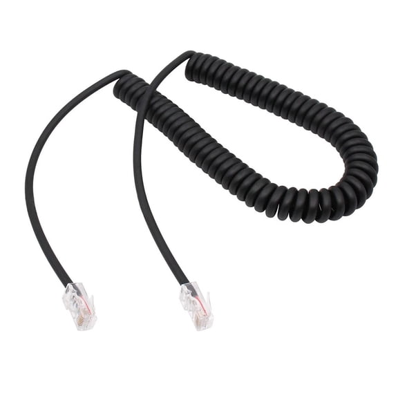 8-Pin RJ45 Microphone Cable for ICOM IC2720H/2820H Handheld Units with Direct Fit Design for HM133 HM133V and Related Models
