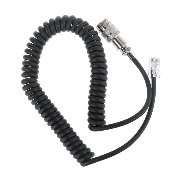 8 Pin to RJ-45 Modular Plug Mic Cable Adapter for Yaesu Microphone MD-200 MD-100 M-100 FT-450 FT-900 FT-991