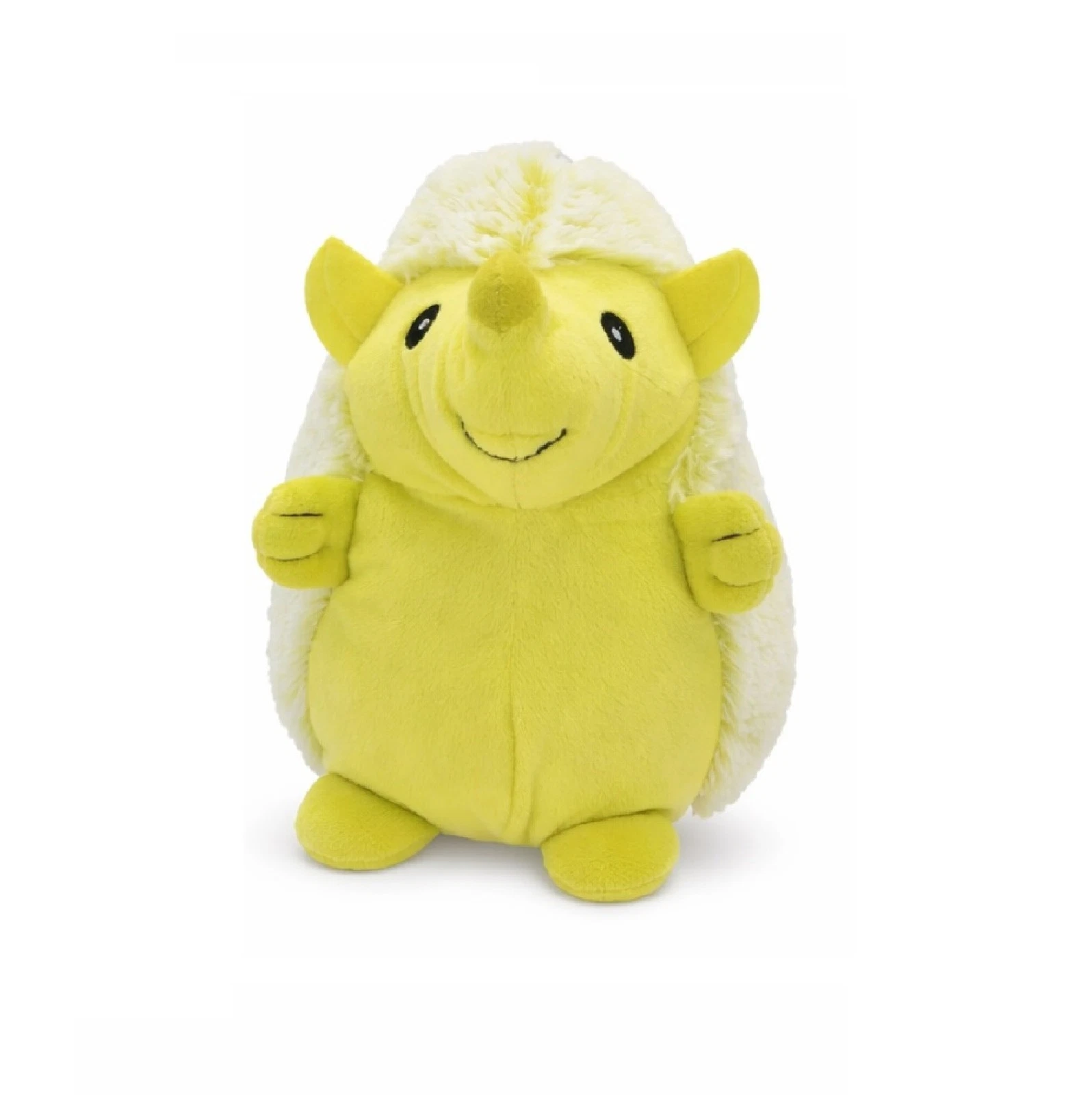 8" Plush Hedgehog Dog Toy Interactive Honking Choose Color or Full Set of 4 (Lime Green)