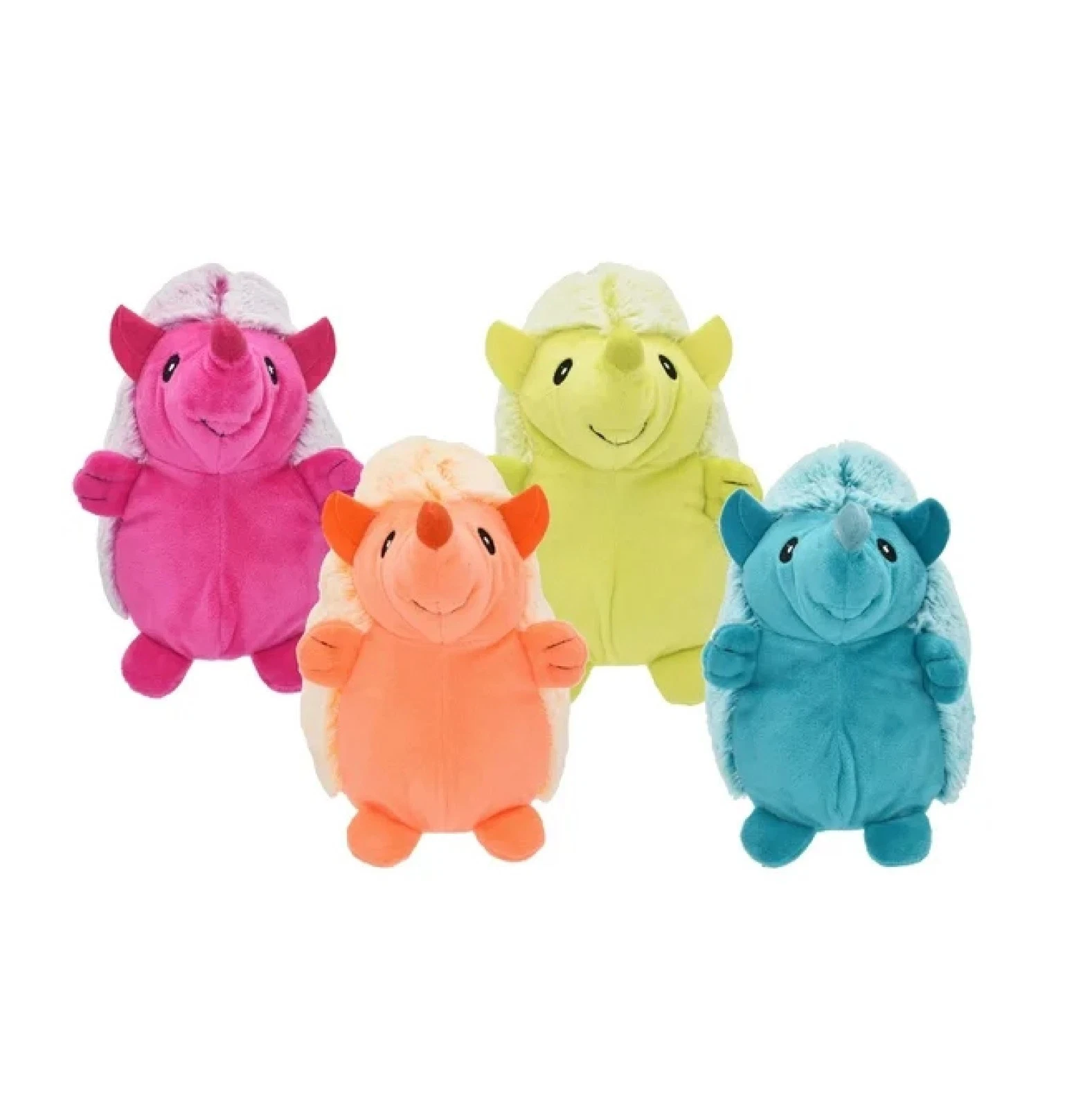 8" Plush Hedgehog Dog Toy Interactive Honking Choose Color or Full Set of 4 (One Random Discounted Toy)