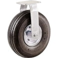 thumbnail image 1 of 8" Pneumatic Wheel Rigid Plate Caster, 1 of 1