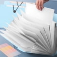thumbnail image 1 of 8-Pocket Expanding File Folder, Nylon Folding Document Organizer, Letter Size Paper Holder for Home Office, Blue, 1 of 6
