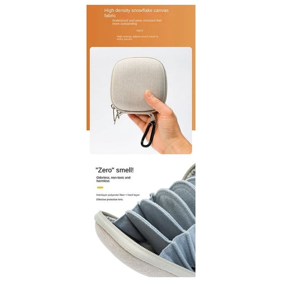 8 Pockets Multifunctional Circular Lens Filter Protector Storage Case Bag Cover Box for 95mm and Below Lens Filter