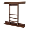 thumbnail image 1 of 8 Pool Cue Rack, Pool Stick Holder Wall Mounted, Billiard Cue Holder Wall Rack (Nut-brown), 1 of 20