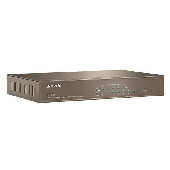 8-Port 10 & 100Mbps Network Desktop Switch with 4-Port PoE