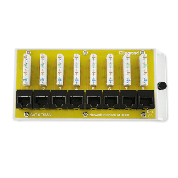 8 Port CAT6 Network Interface Module