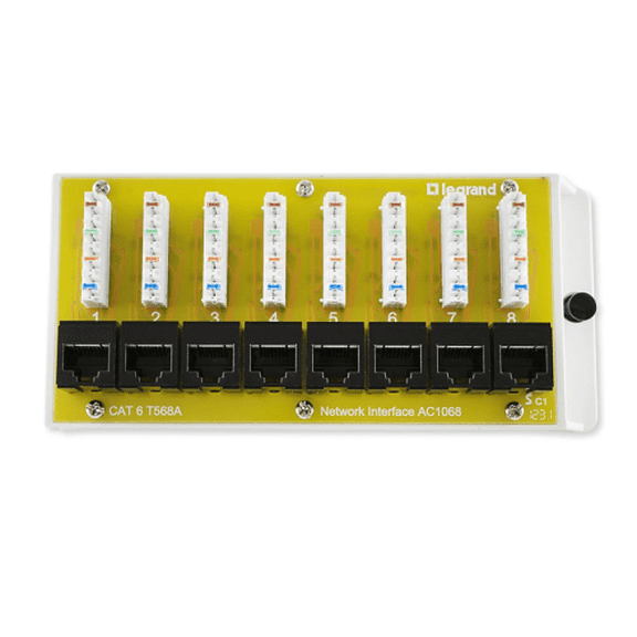 8 Port CAT6 Network Interface Module