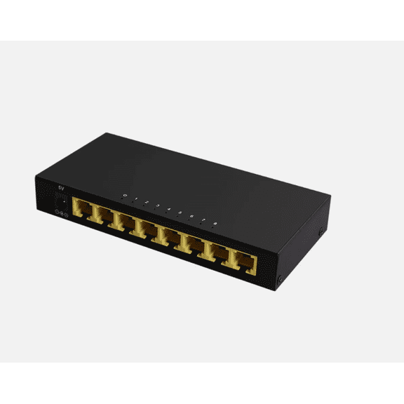 8-Port Gigabit Desktop Netzwerk Switch Ethernet Rj45 Lan Verteiler Hub Neu Dhl