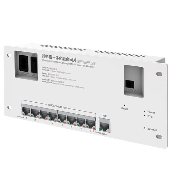 8 Port Gigabit Ethernet Network Switch 90W Ethernet Splitter Plug & Play Shielded Ports Traffic Optimization