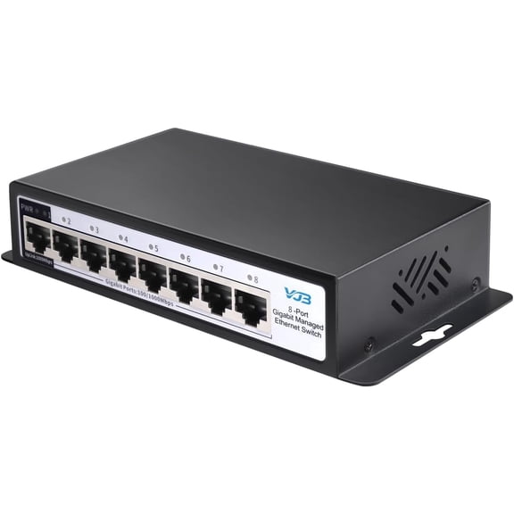 8 Port Gigabit Managed Ethernet Switch 1000Mbps