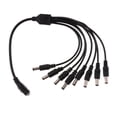 thumbnail image 1 of 8 Port Splitter Cable DC 12V Power Supply Adapter Cable, 1 of 6